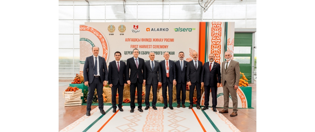 Alarko Holding şirketlerinden Alsera KZ LLP’nin Kasım ayında gerçekleştirilen sera açılışı