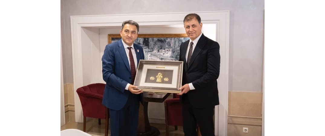 İzmir Büyükşehir Belediye Başkanı Sayın Cemil Tugay ve Heyetini Astana'da Ağırladık