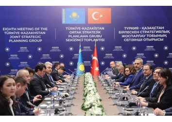 Ankara’da Kazakistan – Türkiye Ortak Stratejik Planlama Grubu 8. Toplantısı Gerçekleşti