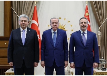 Cumhurbaşkanı Erdoğan Kazakistan Dışişleri Bakanı Köşerbayev’i Kabul Etti