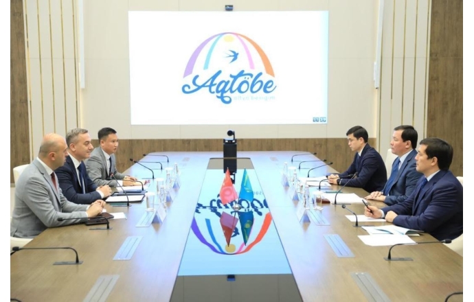 Aktöbe İl Valisi, CCI Kazakhstan Genel Müdürü Veli Dinçel ile Buluştu