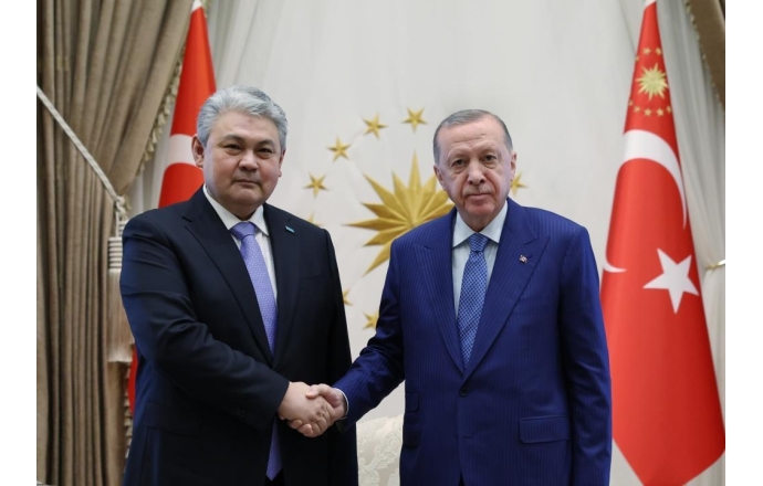 Cumhurbaşkanı Erdoğan Kazakistan Dışişleri Bakanı Köşerbayev’i Kabul Etti