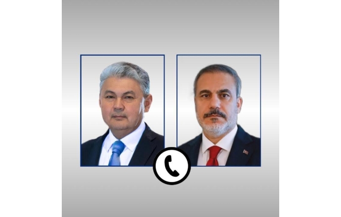Kazakistan ve Türkiye Dışişleri Bakanları Telefonla Görüştü