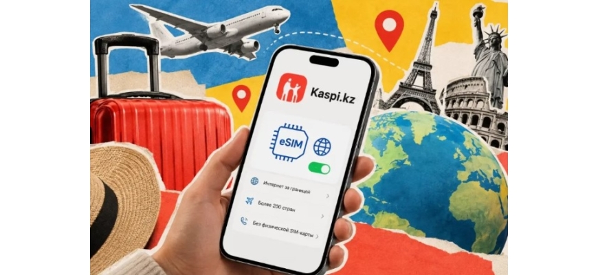 Kaspi.kz, Yurt Dışı Seyahatleri İçin eSIM Hizmetini Başlattı
