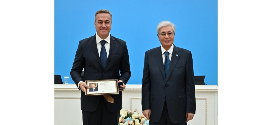 CCI Kazakhstan'ın Katkıları Cumhurbaşkanı Tokayev Tarafından Takdir Edildi