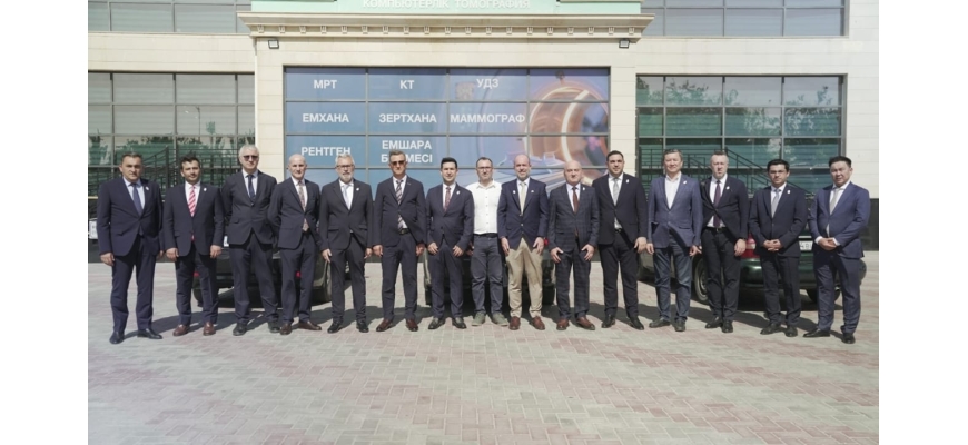 TÜKİB Heyeti, Üyemiz Orhun Medical Kızılorda Merkezini Ziyaret Etti