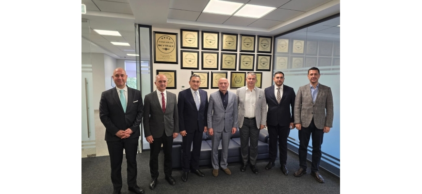 TÜKİB Heyeti, Almatı'da Air Astana CEO'su İbrahim Canlıel'i Ziyaret Etti