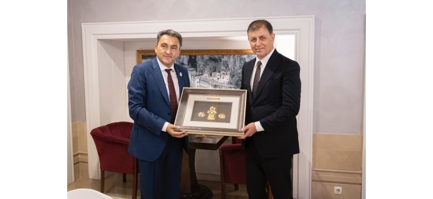 İzmir Büyükşehir Belediye Başkanı Sayın Cemil Tugay ve Heyetini Astana'da Ağırladık
